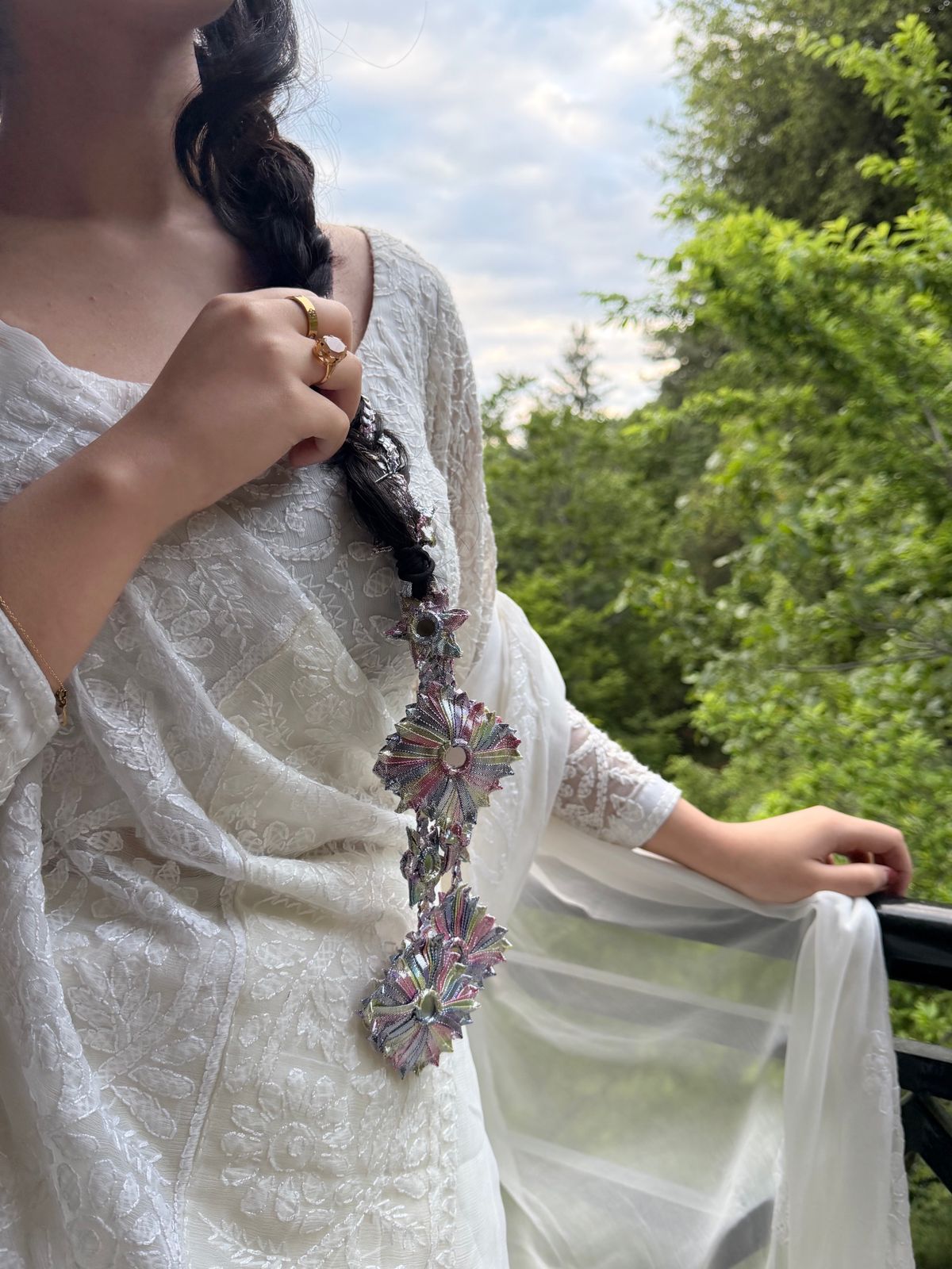 Noor e Sehar Saari - White